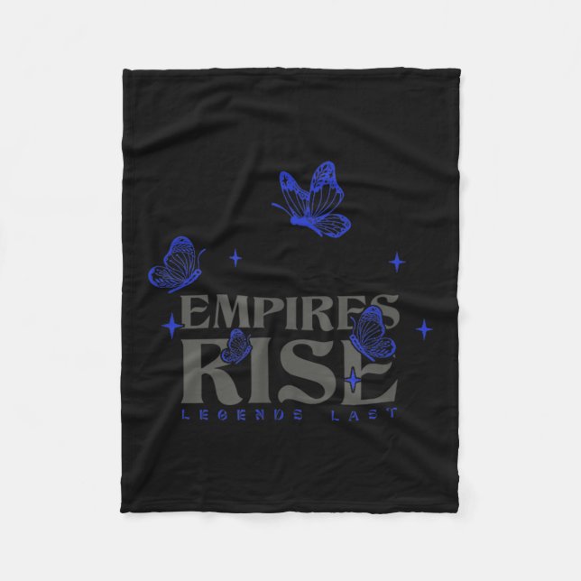 Couverture Polaire Empires Rise Legend Dernier modèle papillon Q (Devant)
