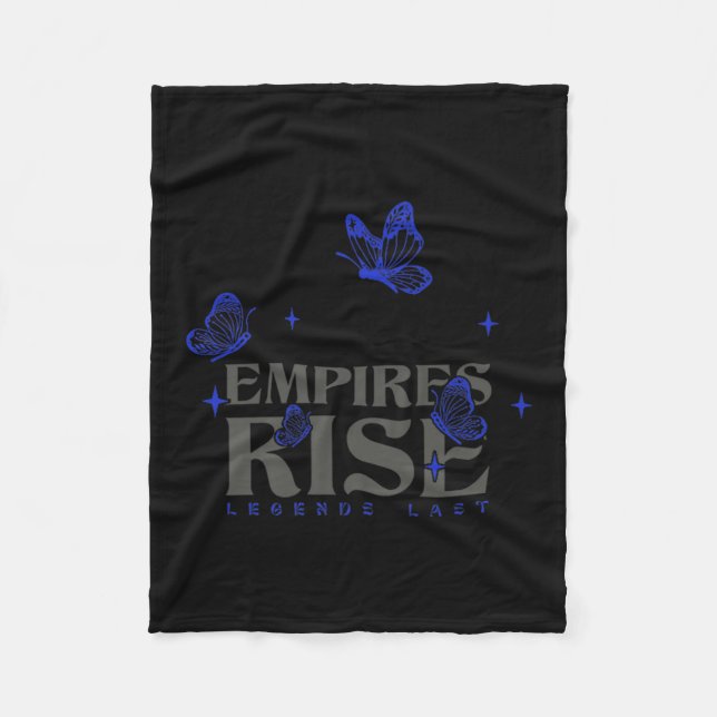 Couverture Polaire Empires Rise Legend Dernier modèle papillon Q (Devant)
