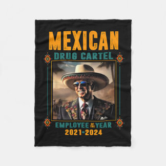 Couverture Polaire Employé De L'Année Du Cartel Mexicain - Biden