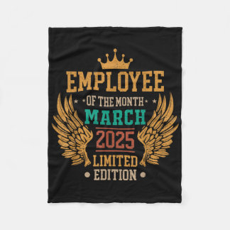 Couverture Polaire Employé Du Mois Mars 2025 Vintage