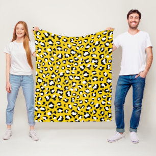 Couverture Polaire Empreinte de léopard, Spots de léopard, Leopard Ja