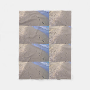 Couverture Polaire Empreintes de pas