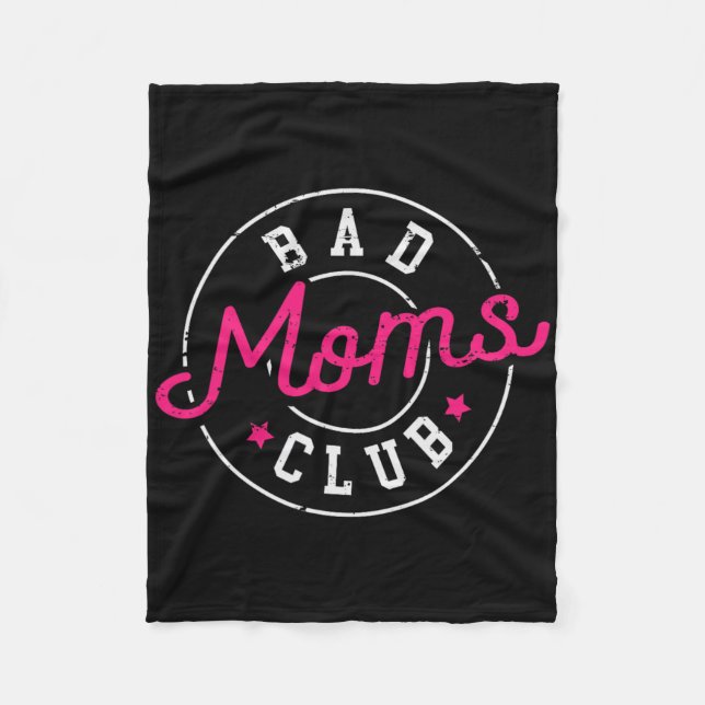 Couverture Polaire Emwered Strong Women Hustle Boss Mom Wife Bad Moms (Devant)