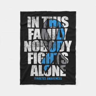 Couverture Polaire En Novembre Nous Portons Bleu T1d T2d Diabète Diab