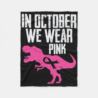 Couverture Polaire En Octobre Nous Portons Pink Breast Cancer Sensibi