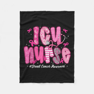 Couverture Polaire En Octobre Nous Portons Rose Infirmière En Réanima