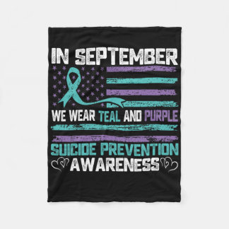Couverture Polaire En Septembre Nous Portons Turquoise Et Violet Suic