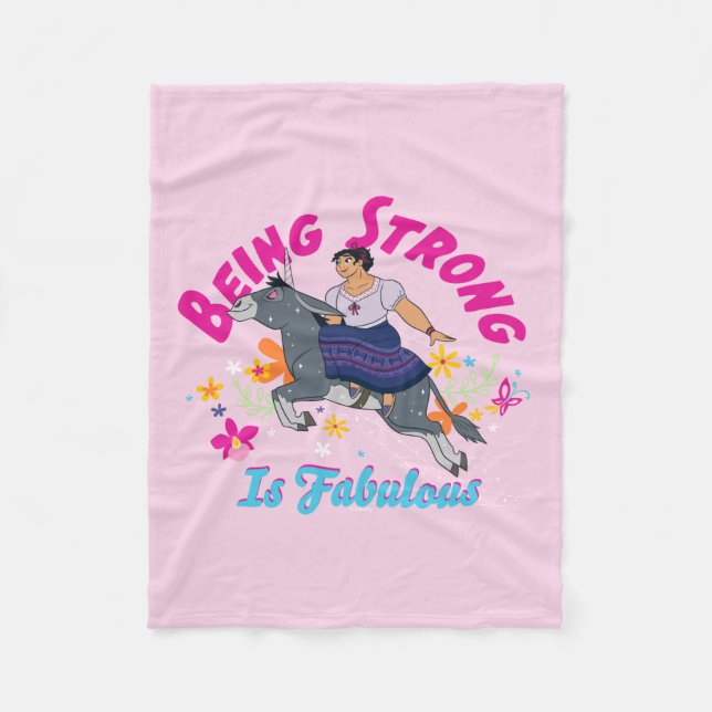 Couverture Polaire Encanto | Luisa - Être fort est fabuleux (Devant)