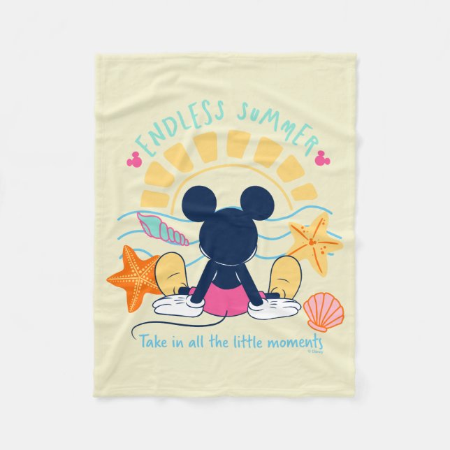 Couverture Polaire Endless Summer Mickey Mouse (Devant)
