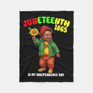 Couverture Polaire Enfant Africain Garçon Et Fille Est Mon Jour De L'