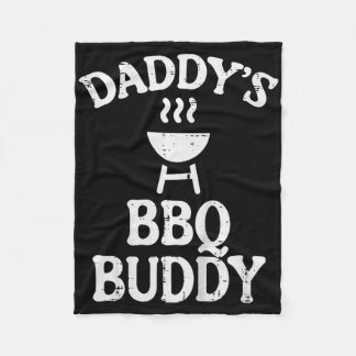 Couverture Polaire Enfants Daddys Bbq Buddy Cute Barbecue Family Matc