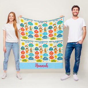 Couverture Polaire Enfants D'Affirmation Positive - Inspirationnel Co