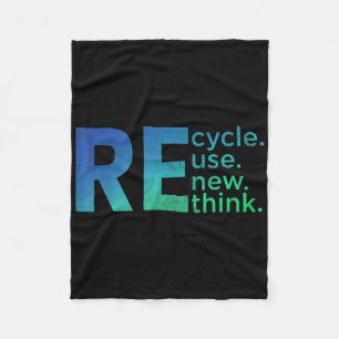 Couverture Polaire Enfants De l'environnement Activisme - Recycler Ré