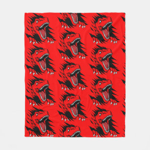 Couverture Polaire Enfants dinosaures