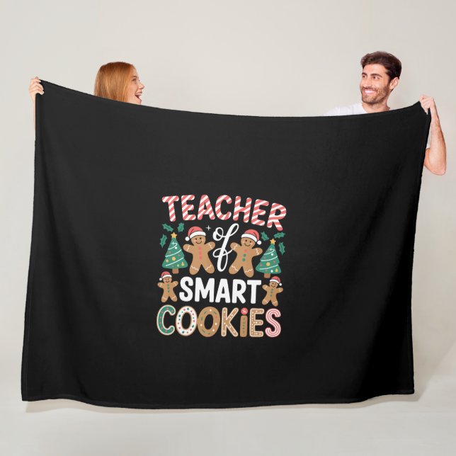 Couverture Polaire Enseignant De Noël Des Cookies Intelligents (En situation)