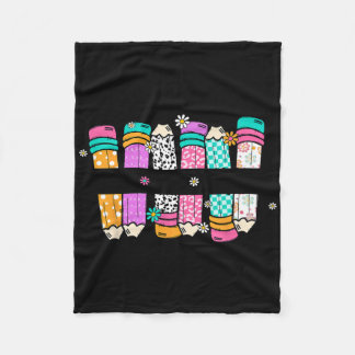 Couverture Polaire Enseigner L'Amour Inspirer Le Crayon Enseignant Re