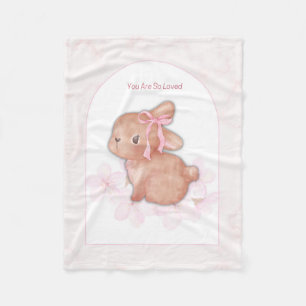 Couverture Polaire Ensemble d'art mural de la pouponnière Bunny, Te