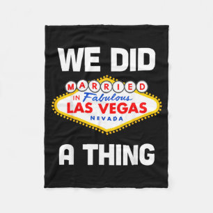 Couverture Polaire Enterrement de vie de garçon à Vegas Marié à Vegas