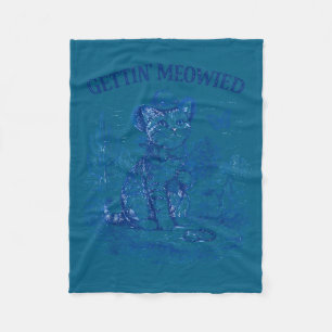 Couverture Polaire enterrement de vie de jeune fille cowboy cowgirl s