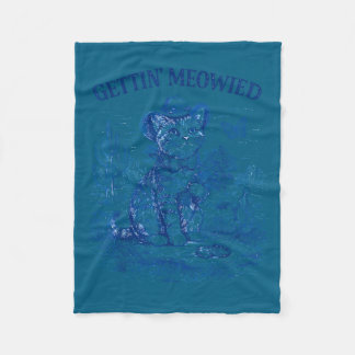 Couverture Polaire enterrement de vie de jeune fille cowboy cowgirl s