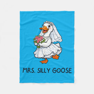 Couverture Polaire Enterrement de vie de jeune fille de Mme Silly Goo