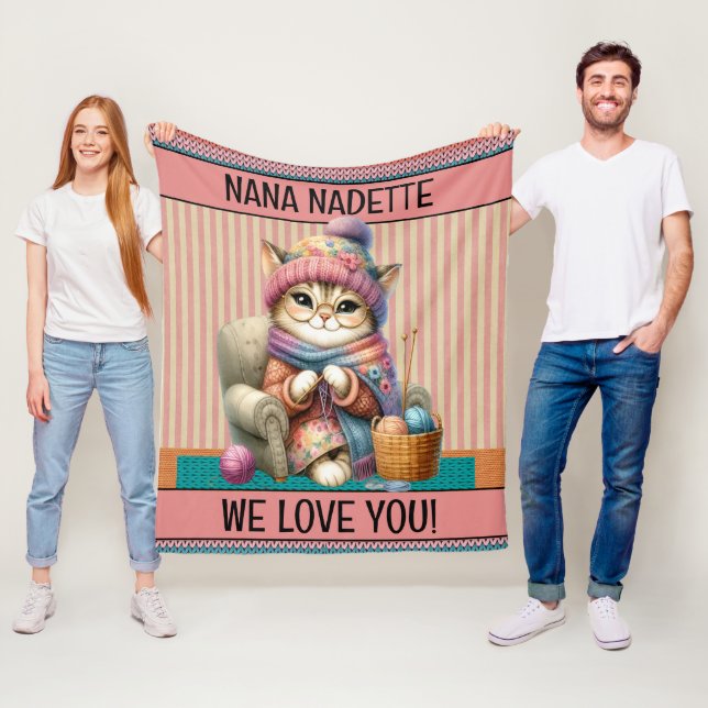 Couverture Polaire Enveloppé dans Love Fleece Blanket (En situation)