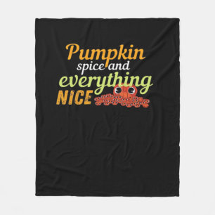 Couverture Polaire Épice citrouille & Tout Nice Halloween Basic De