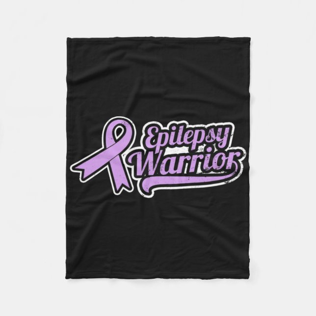 Couverture Polaire Epilepsy Awareness Design Warrior Gift  (Devant)