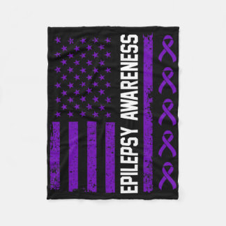 Couverture Polaire Epilepsy Awareness Epileptic Warrior Survivor 29 