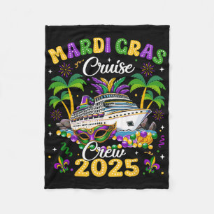 Couverture Polaire Équipage de croisière Mardi Gras 2025 Voyage Nouve