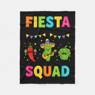 Couverture Polaire Équipe de fiesta cactus mignon piment poivron enfa
