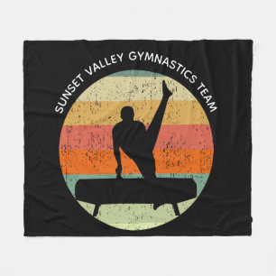 Couverture Polaire Équipe de gymnastique masculine Pommel Horse Couch