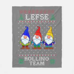 Couverture Polaire Equipe de marche gauche, Baking de Noël Tomte Gnom