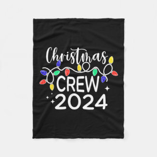 Couverture Polaire Équipe de Noël 2024 Pajamas de Noël de famille Noë
