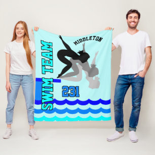 Couverture Polaire Équipe de plongée d'équipe de natation
