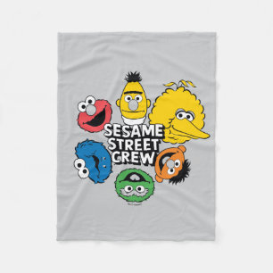 Couverture Polaire Équipe de Sesame Street