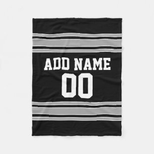 Couverture Polaire Équipe Jersey avec le nom et le nombre faits sur