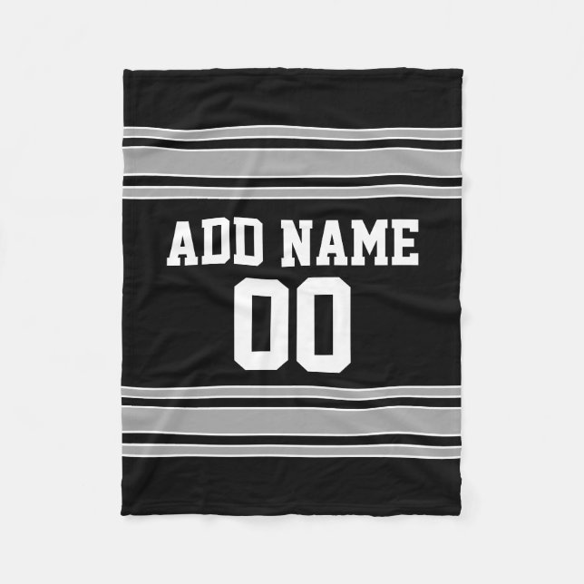 Couverture Polaire Équipe Jersey avec nom et numéro personnalisés (Devant)