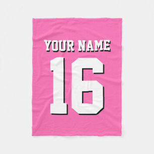 Couverture Polaire Équipe Jersey sportive de roses indien