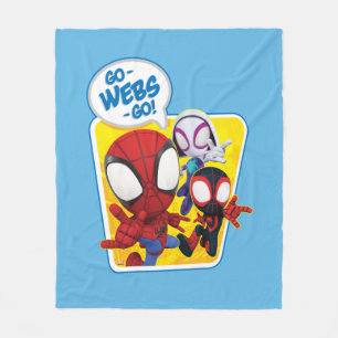 Couverture Polaire Équipe Spidey : Go-Webs-Go!