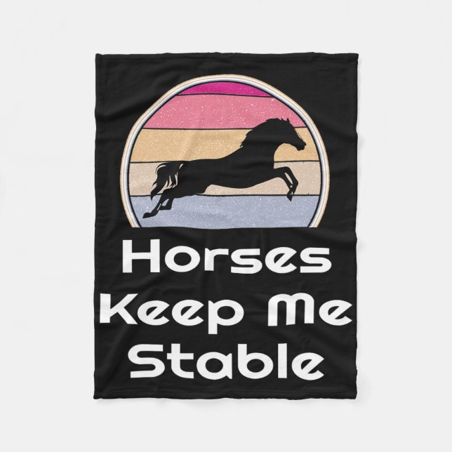 Couverture Polaire Équitation Équestre cavalier équitation Cheval Gar (Devant)