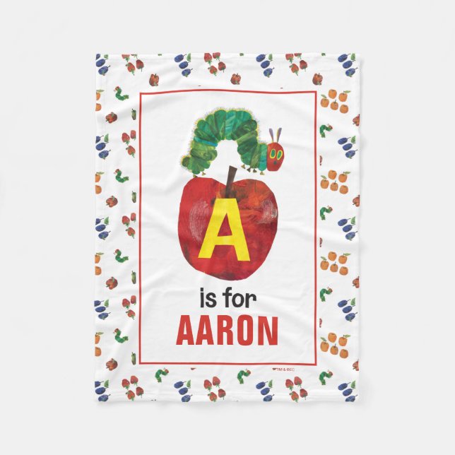 Couverture Polaire Eric Carle | A est pour Apple (Devant)
