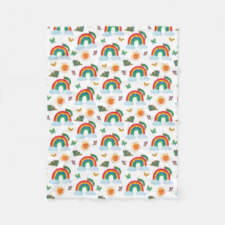 Couverture Polaire Eric Carle | Caterpillar to Rainbow Butfly