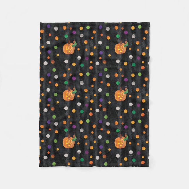 Couverture Polaire Eric Carle | Halloween Polka Motif (Devant)