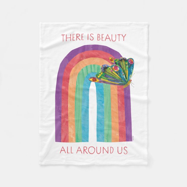 Couverture Polaire Eric Carle | La Beauté Est Tout Autour De Nous (Devant)