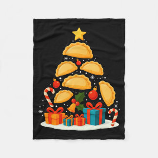 Couverture Polaire Erogi Lish Food Land Christmas Tree Xmas Long Slee
