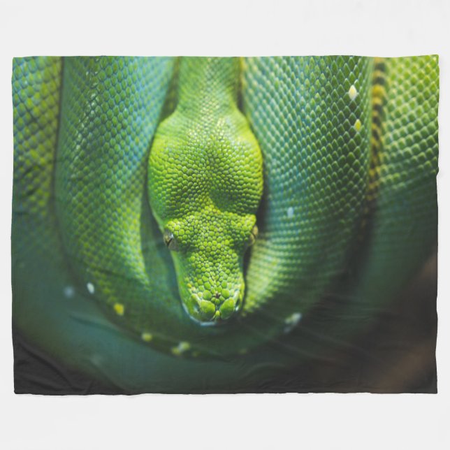 COUVERTURE POLAIRE ESNAKE VERT (Devant (Horizontal))