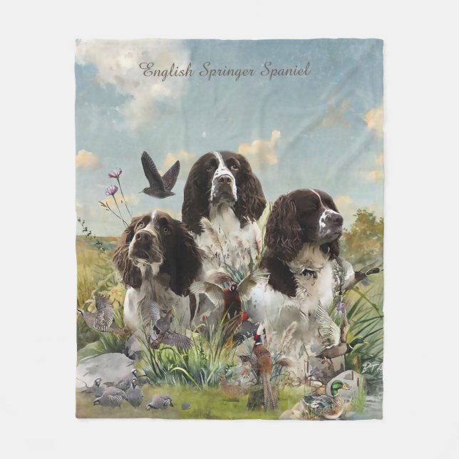 Couverture Polaire Espagnol Springer anglais, Art (Devant)
