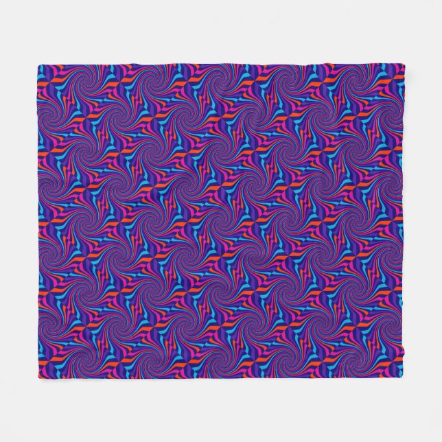 Couverture Polaire Esprit De Fête Design Motifs Et Textures (Devant (Horizontal))