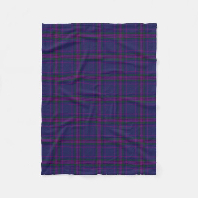 Couverture Polaire Esprit de tartan d'entreprise de l'Ecosse (Devant)